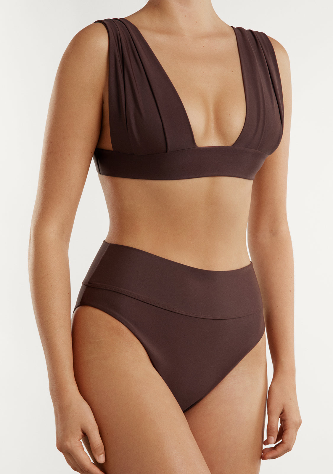 Bikini Hanan Top + Manami Classic Bottom Cocoa