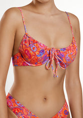 Top Bikini Rinna Paisley Punch