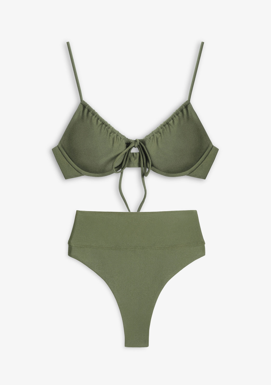 Bikini Vert Olive Haut Rinna + Bas Manami