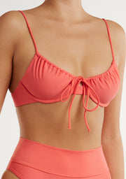 Rinna Top Coral