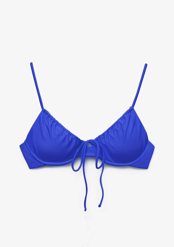 Top Bikini Rinna Azul Índigo