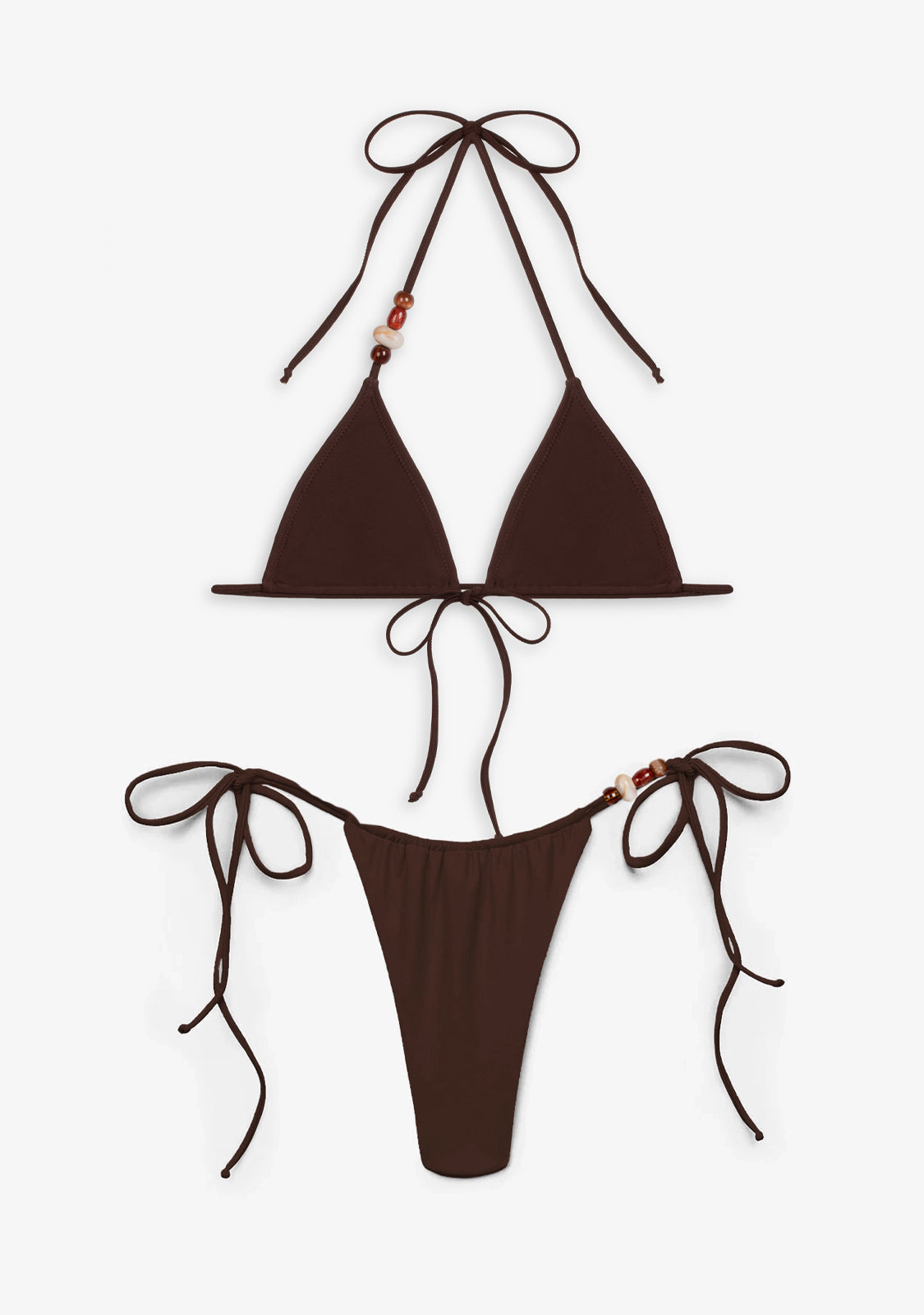 Bikini Haley Top + Kame Bottom Cocoa