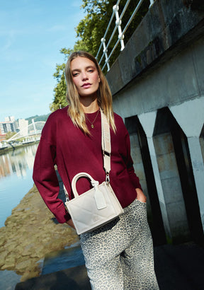 Bolso Mid Tote Natural Kalk