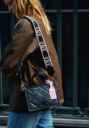 Bolso Mid Tote Negro Kalk