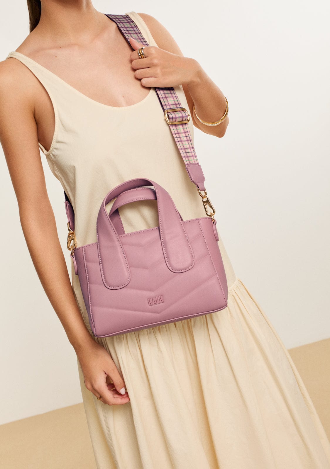 Framed Bag Pink Kalk