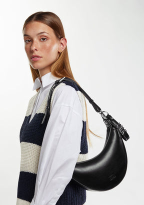 Bolso Crescent Negro Kalk