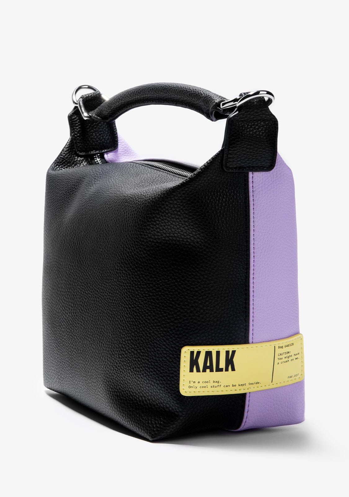 Bolso Soft Negro-Lavanda Kalk