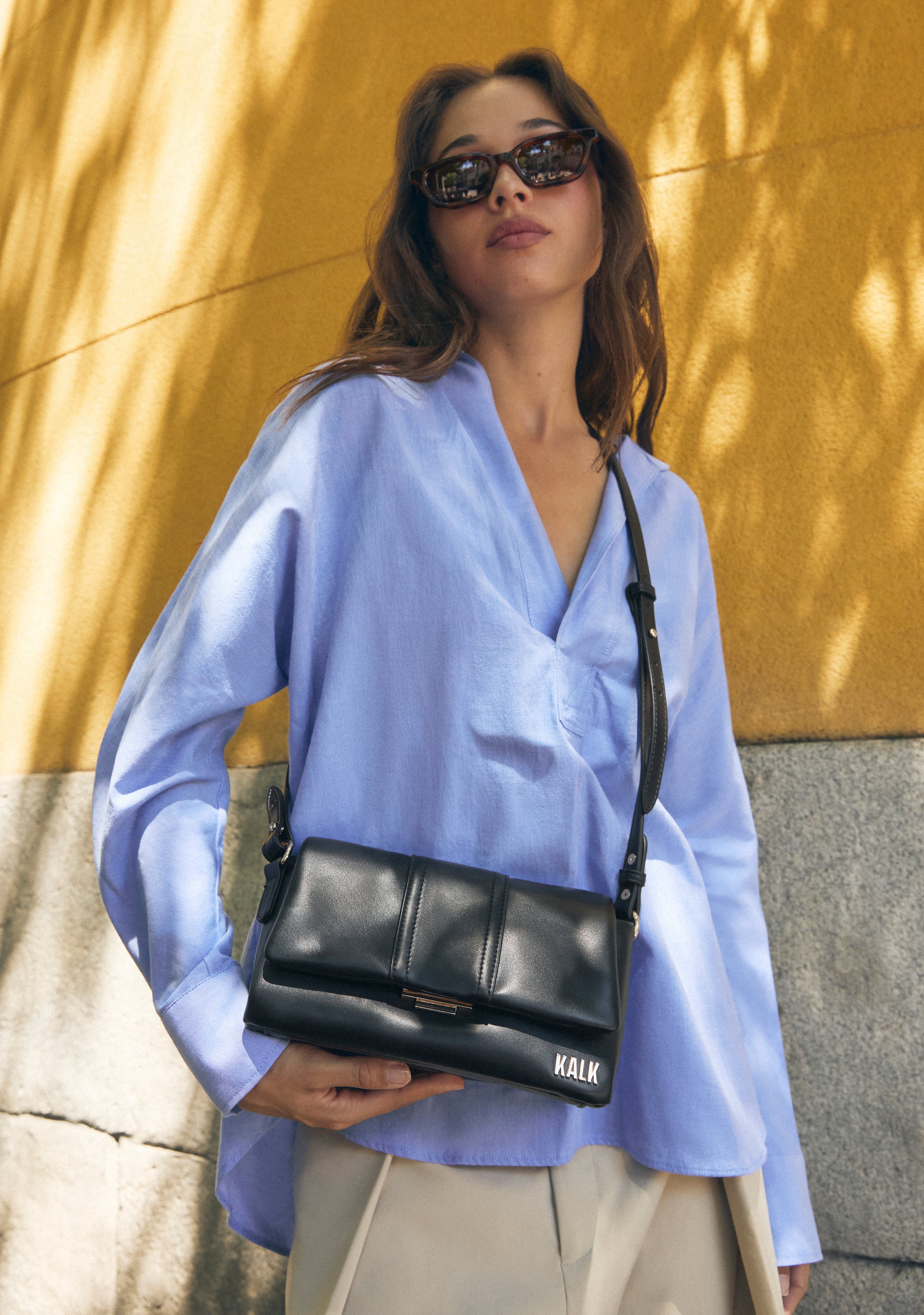 Flappa Bag Black Kalk