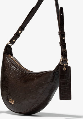 Crescent Bag Braun Kalk