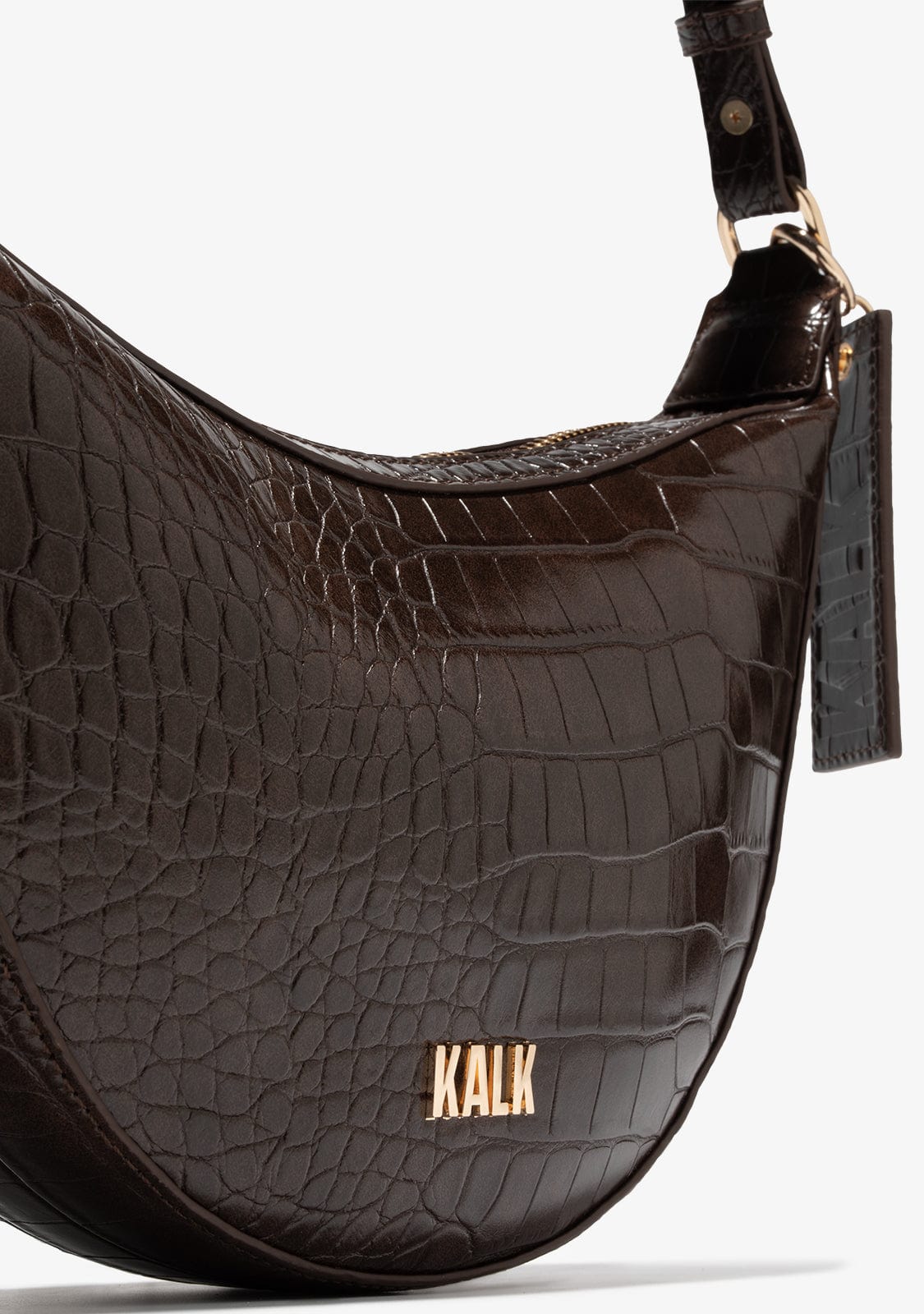Crescent Bag Braun Kalk