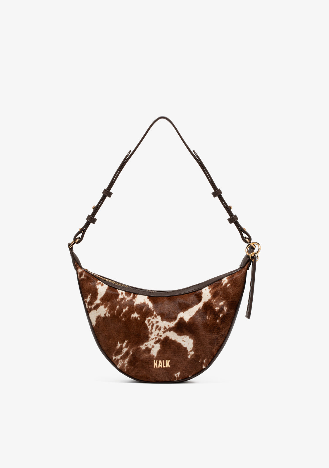 CRESCENT BAG COW KALK