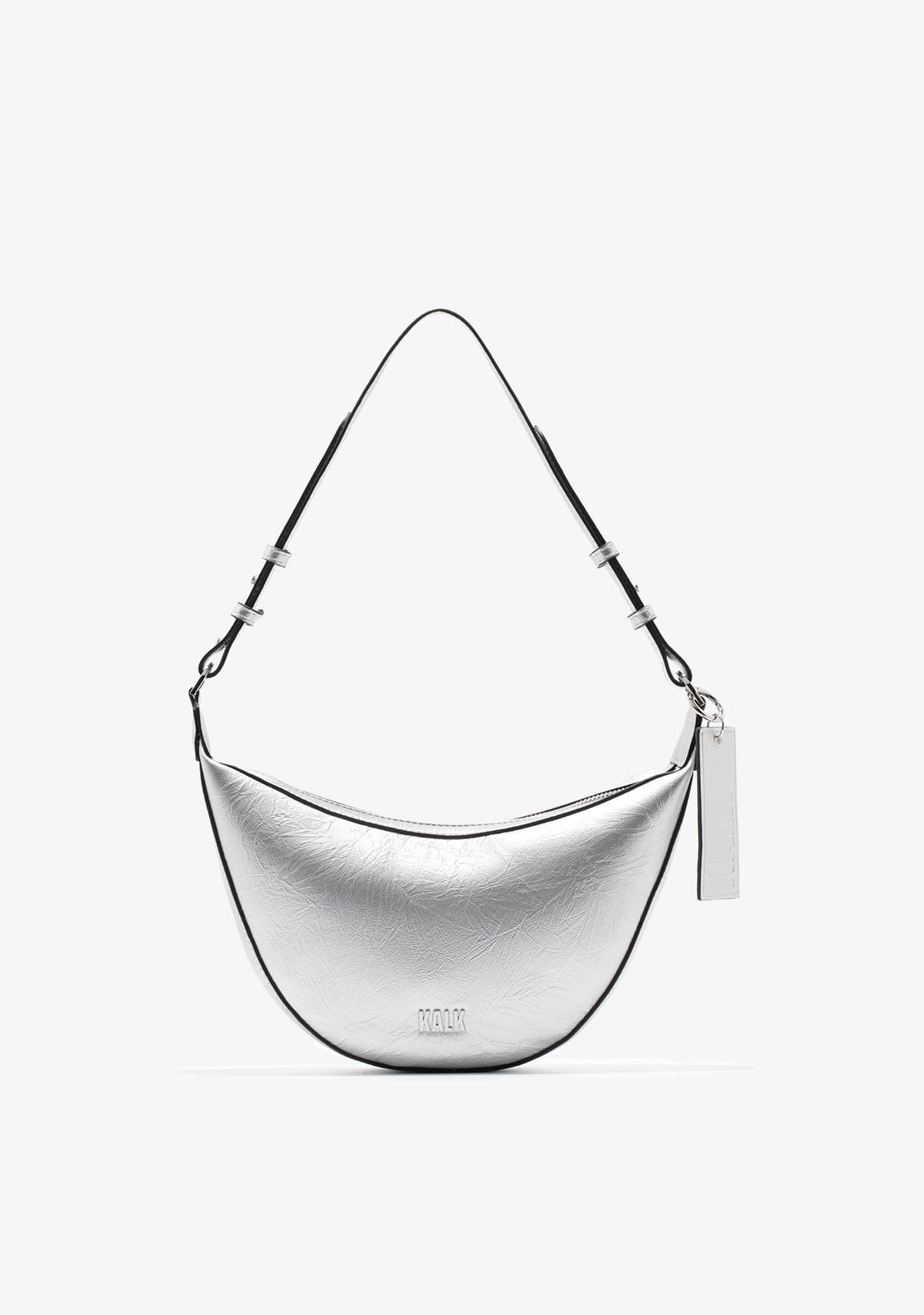 Crescent Bag Silber Kalk