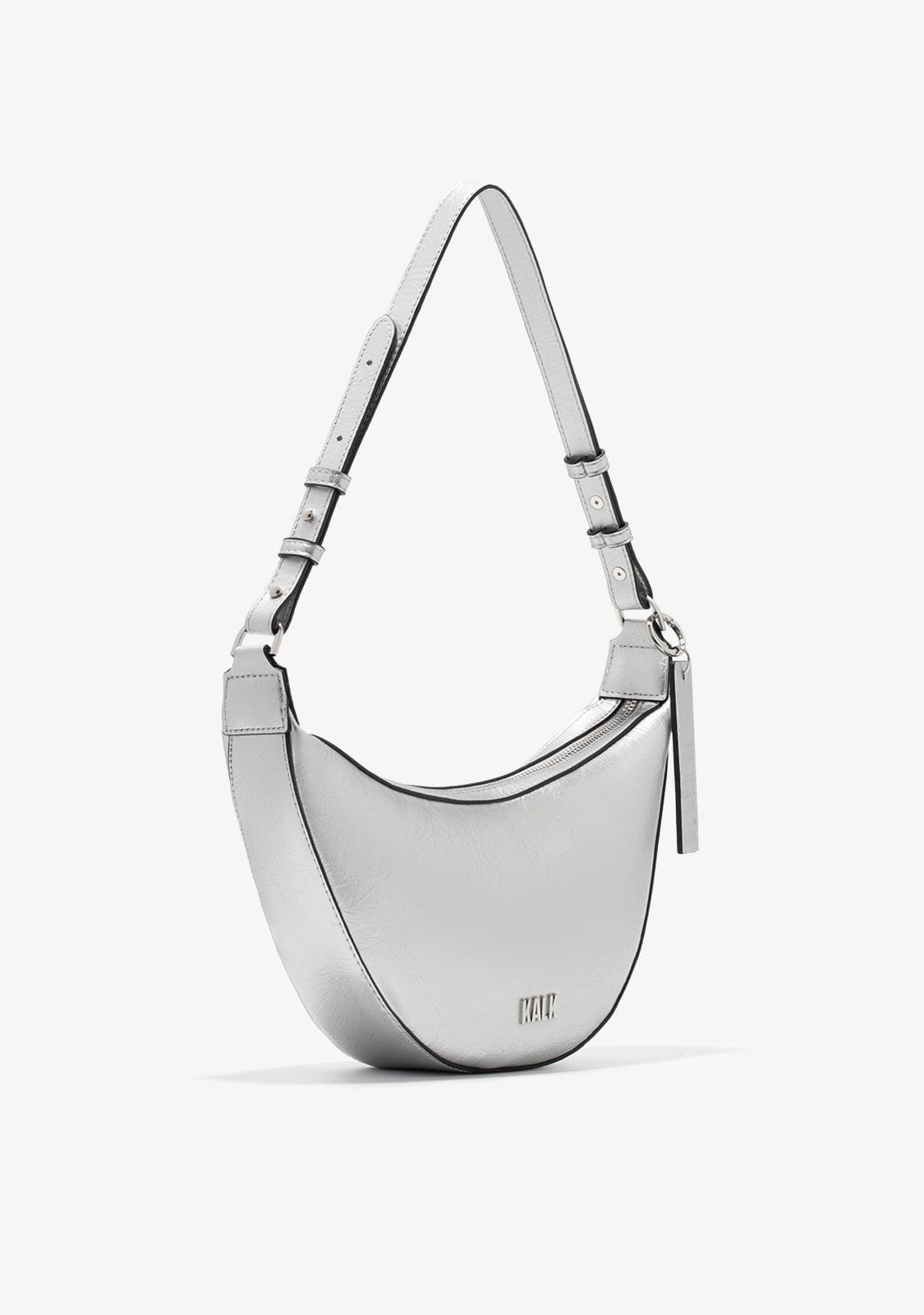 Crescent Bag Silber Kalk