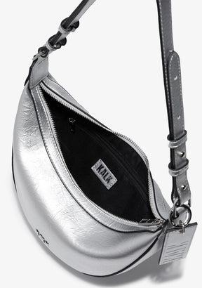 Crescent Bag Silber Kalk