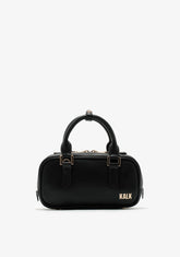 Mini Bowling Bag Schwarz Kalk