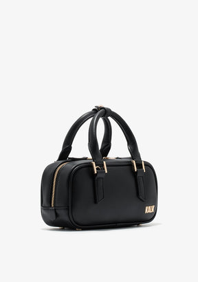 Mini Bowling Bag Schwarz Kalk