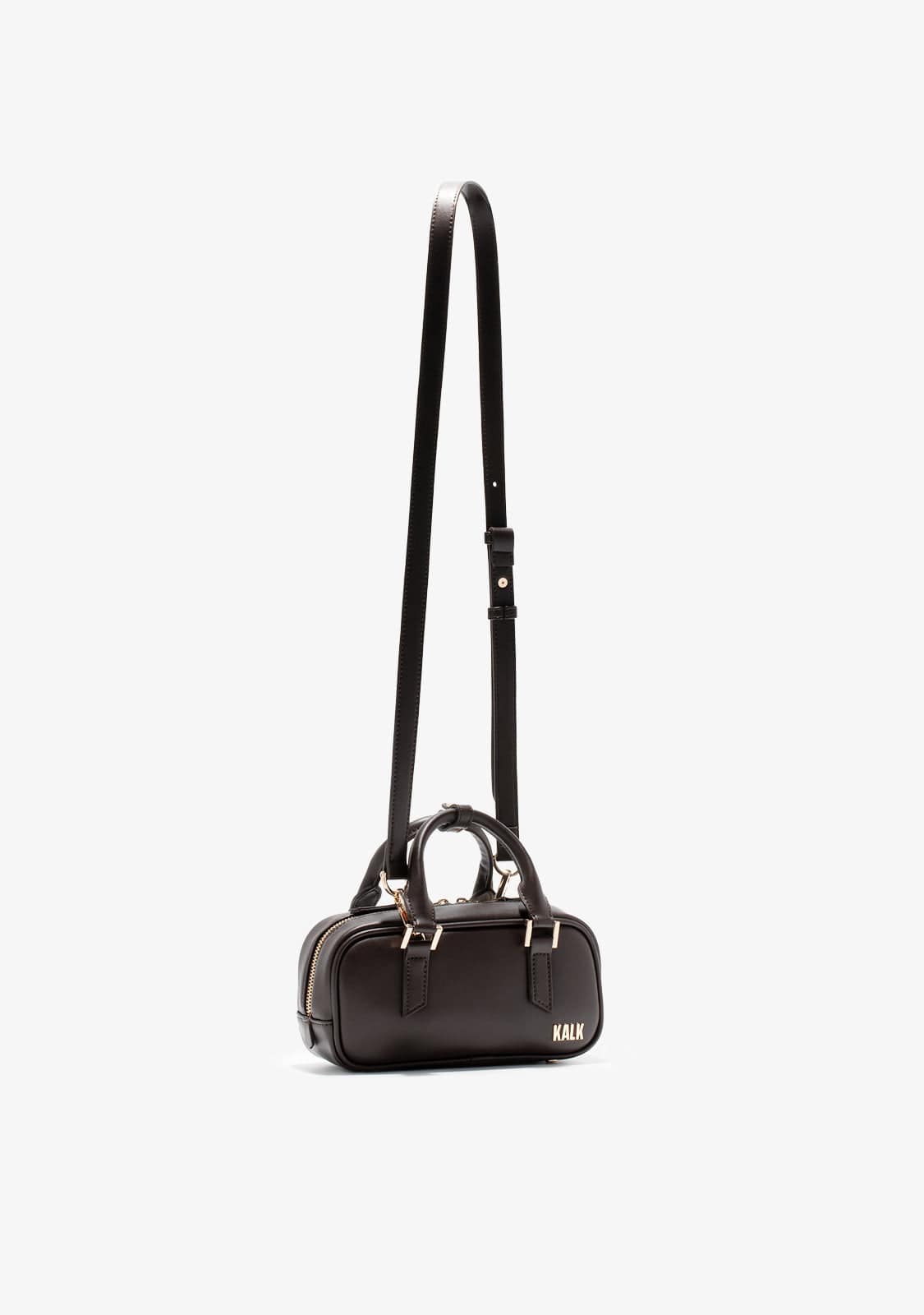Mini Bowling Bag Braun Kalk