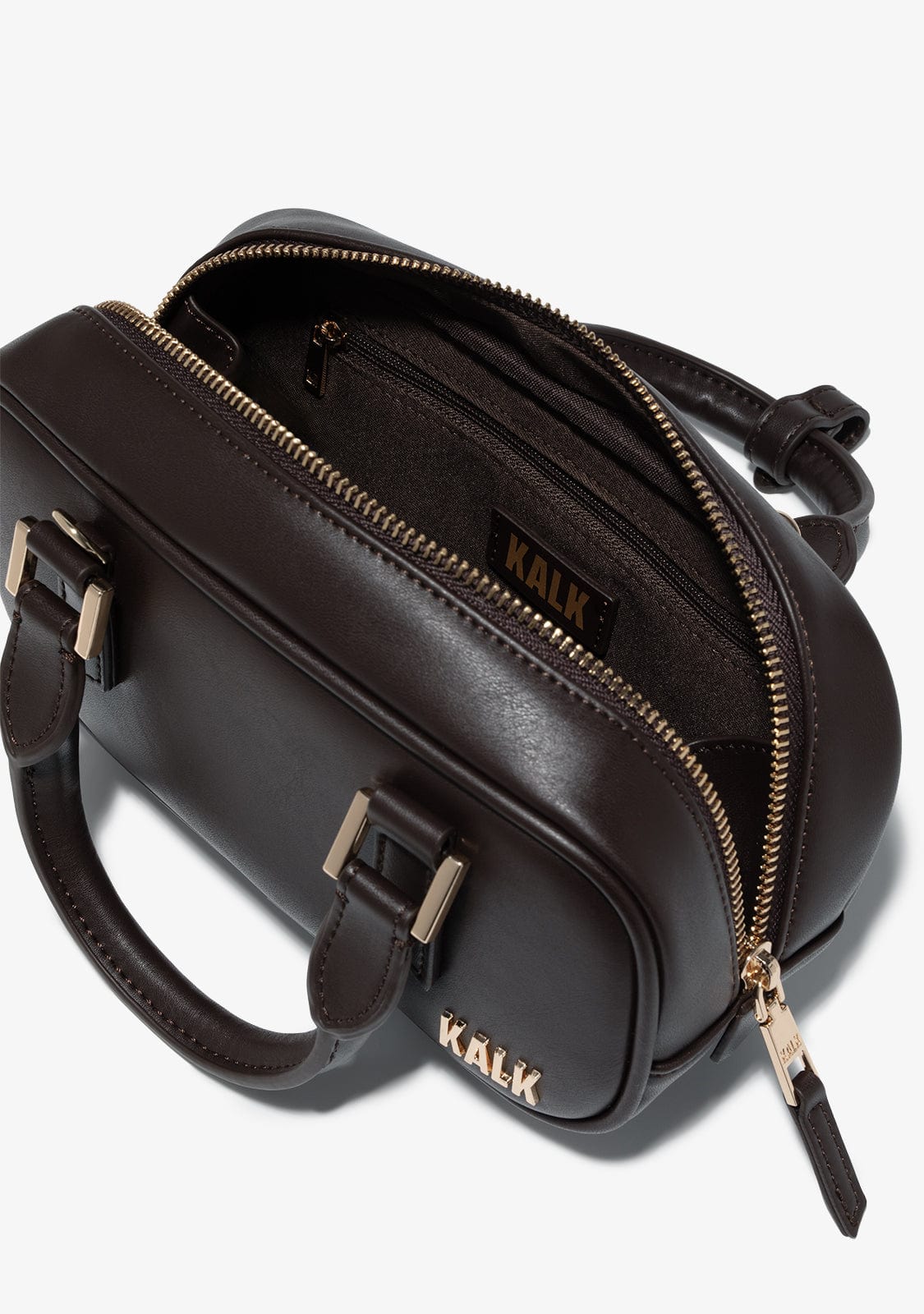 Mini Bowling Bag Braun Kalk