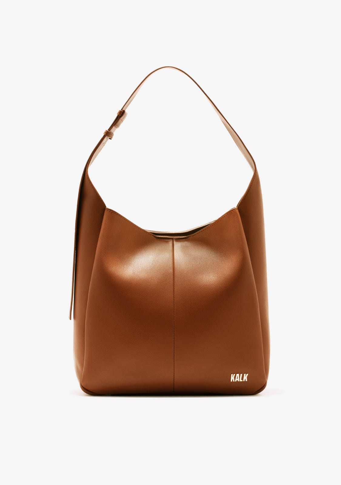 Brown leather handbag for woman