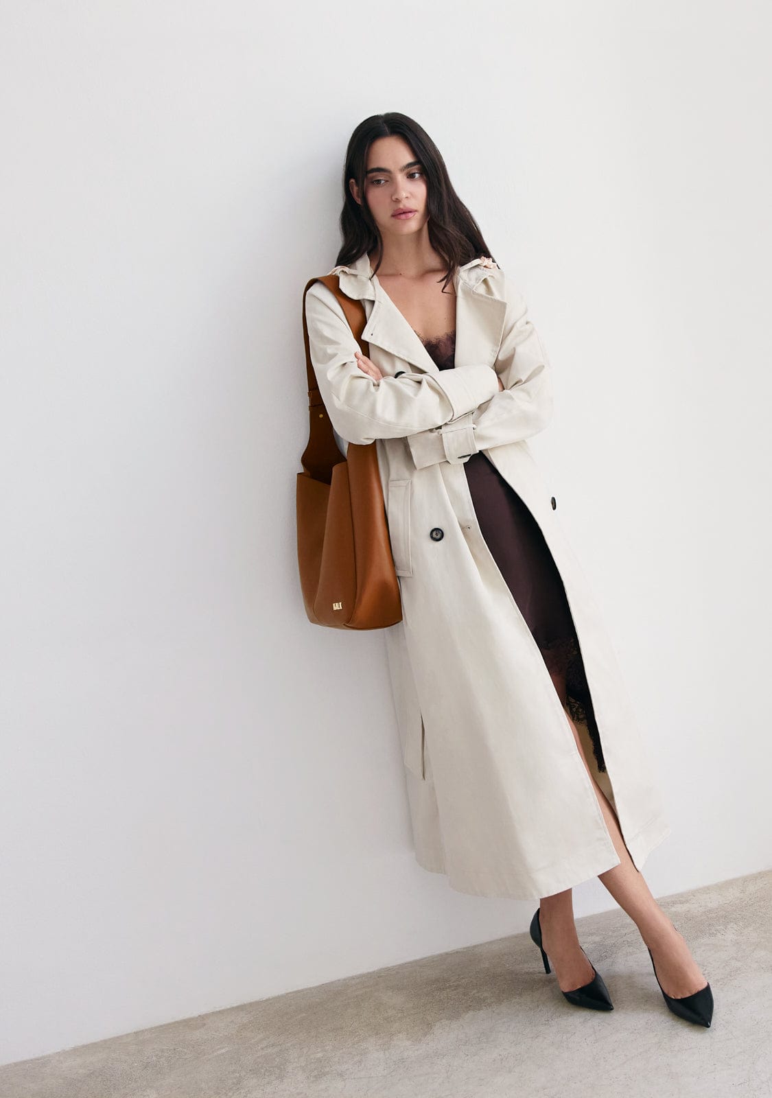 Hobo Bag Camel Kalk