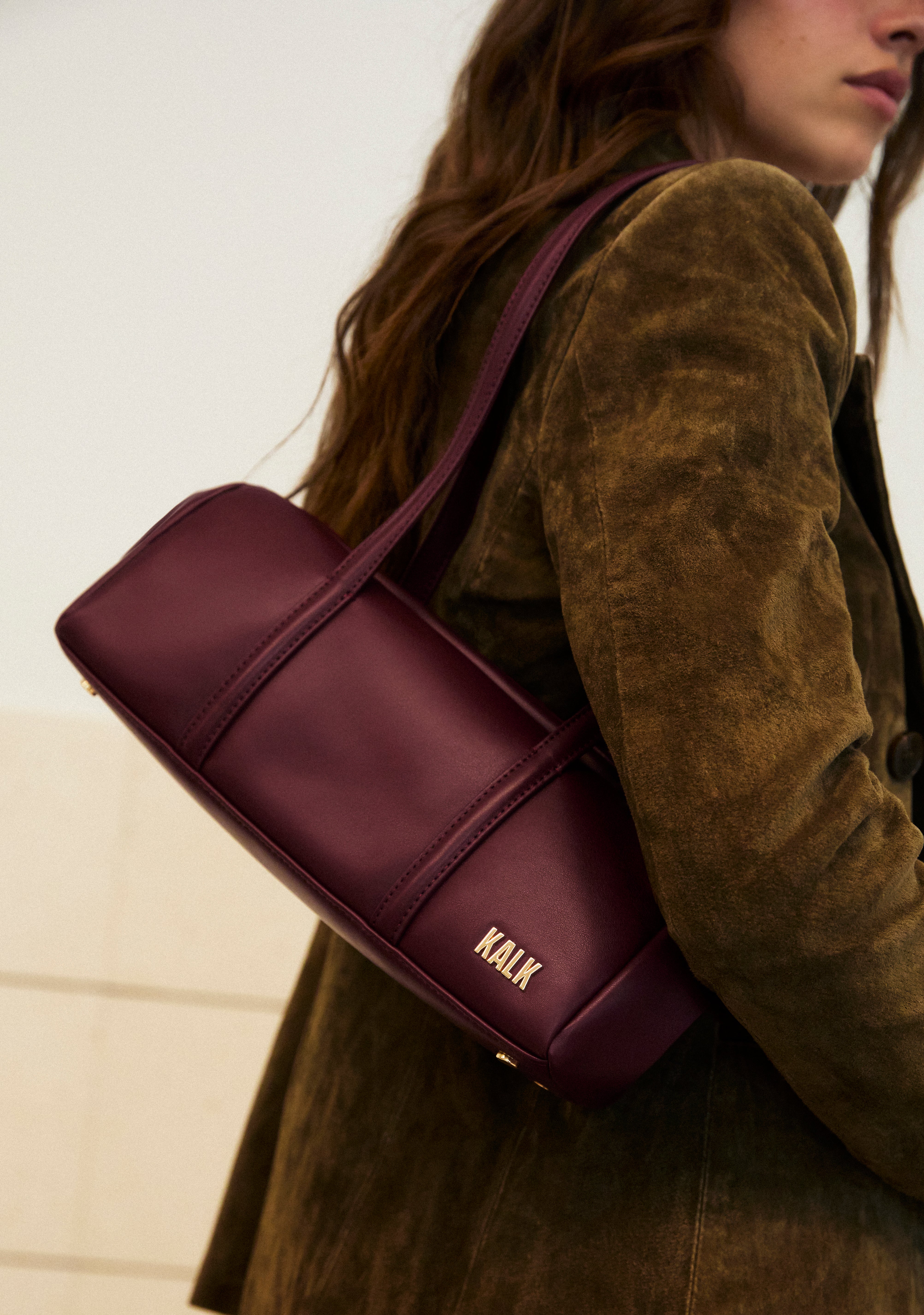 LONG BAGUETTE BAG WINE KALK