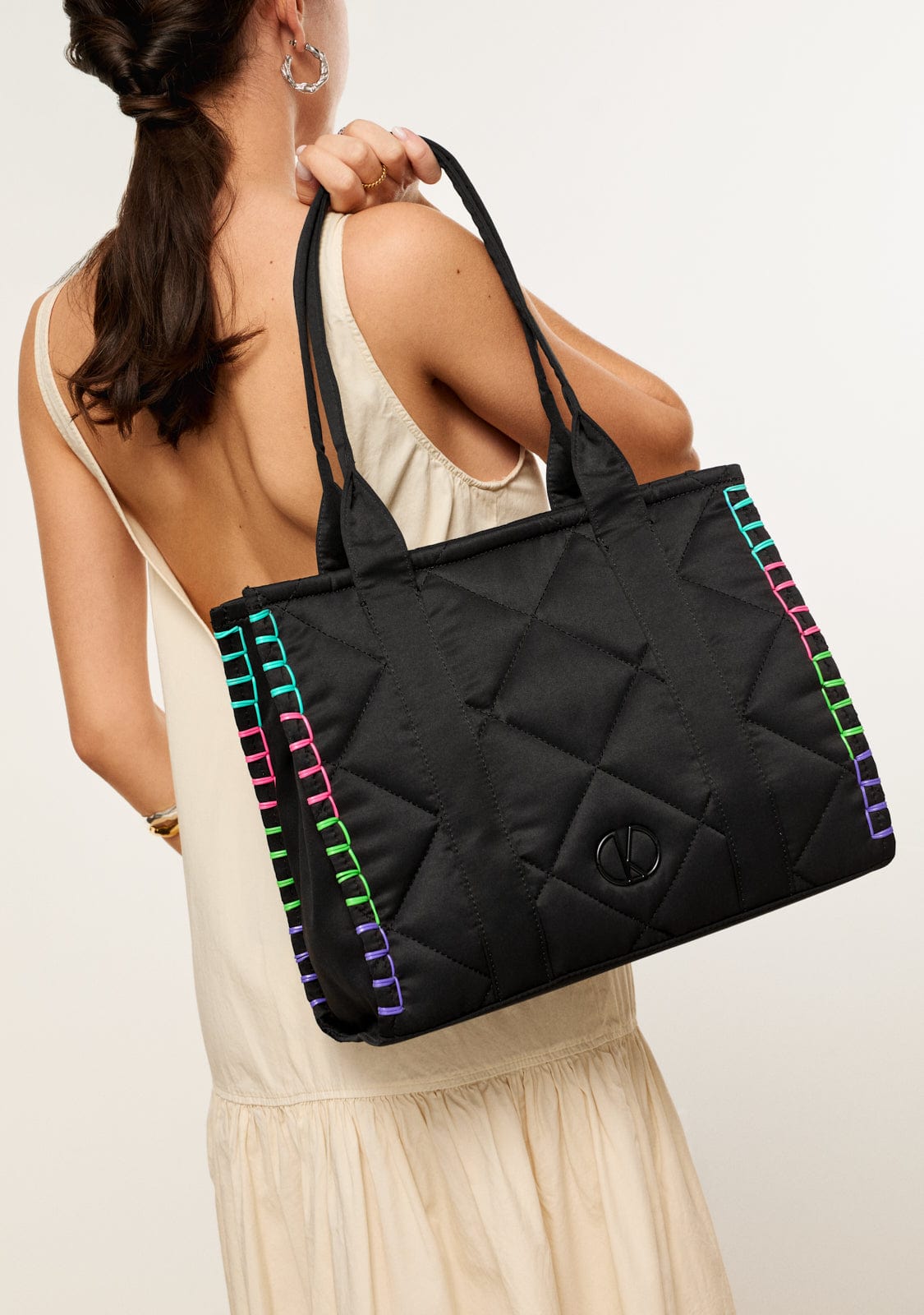 Bolso Shopping Negro Kalk