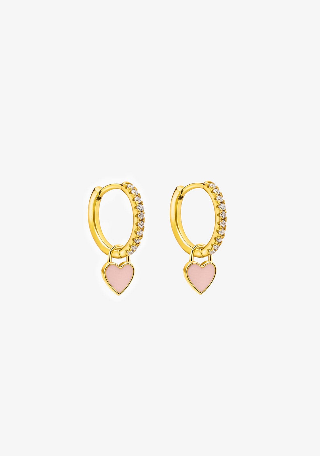 Addict To Candy Hoop Earrings Gold