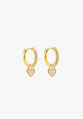 Addict To Candy Hoop Earrings Gold