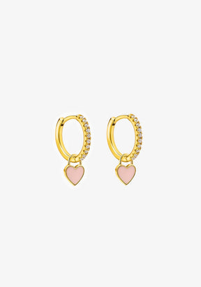 Addict To Candy Hoop Earrings Gold