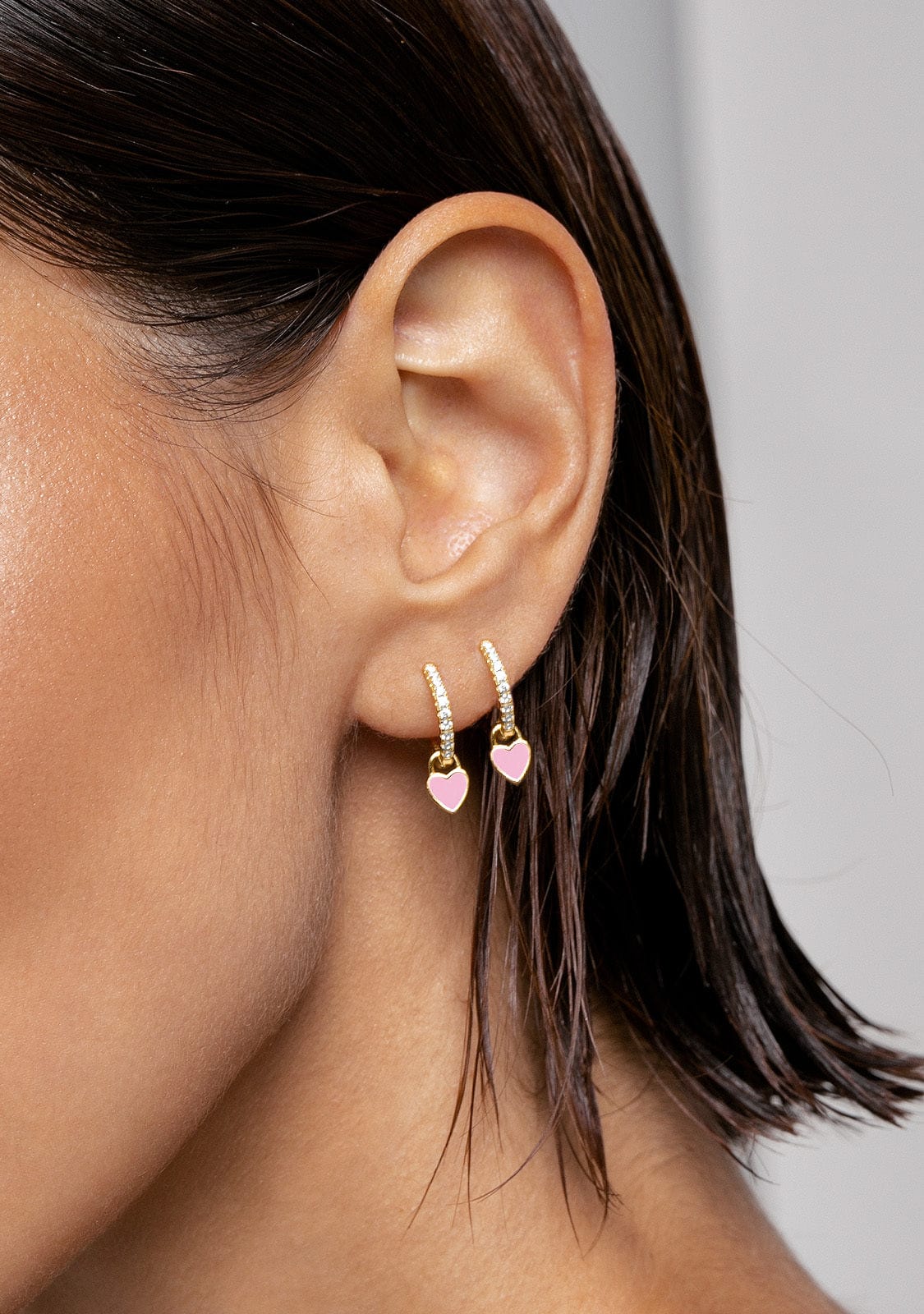 Addict To Candy Hoop Earrings Gold