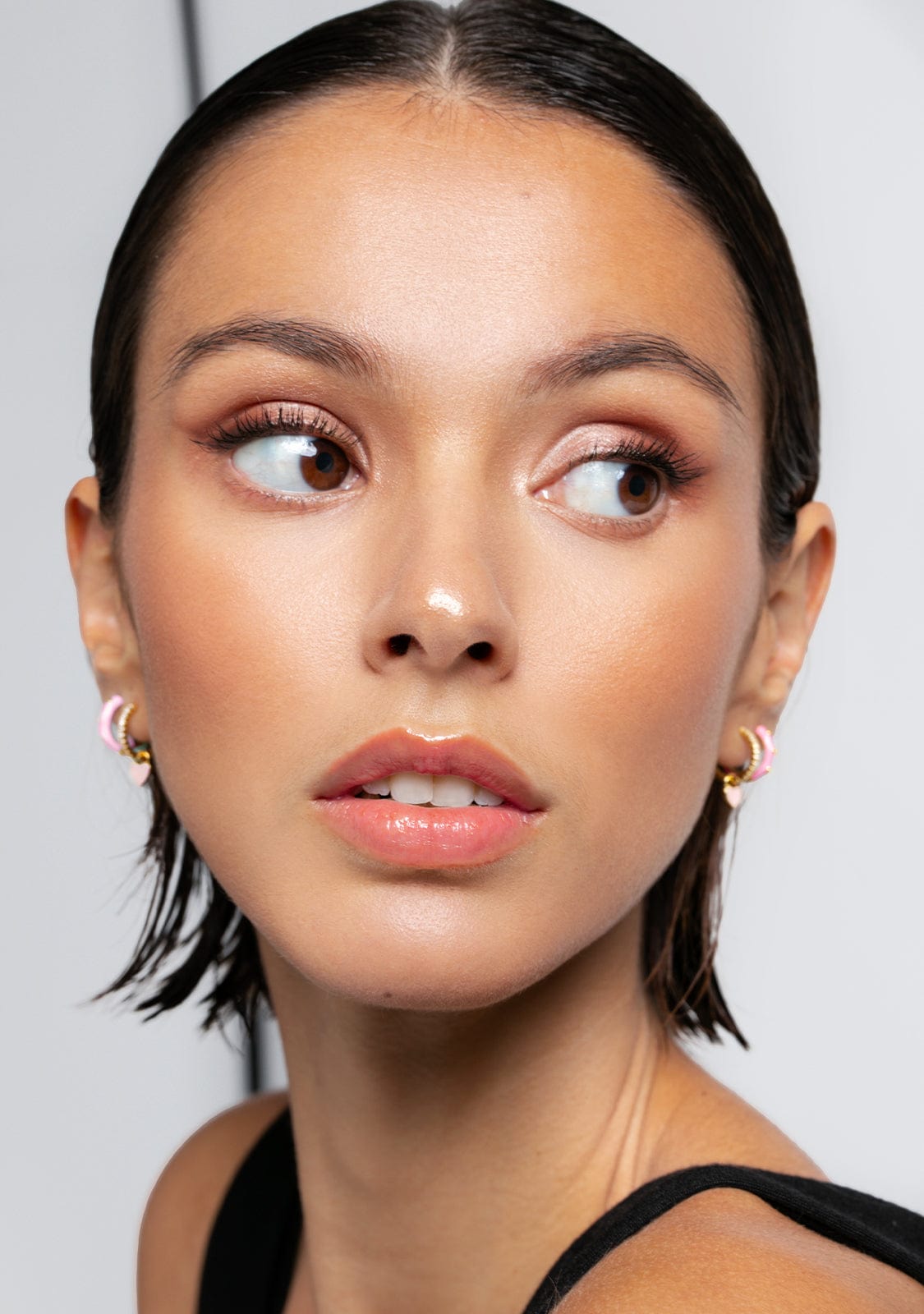 Addict To Candy Hoop Earrings Gold