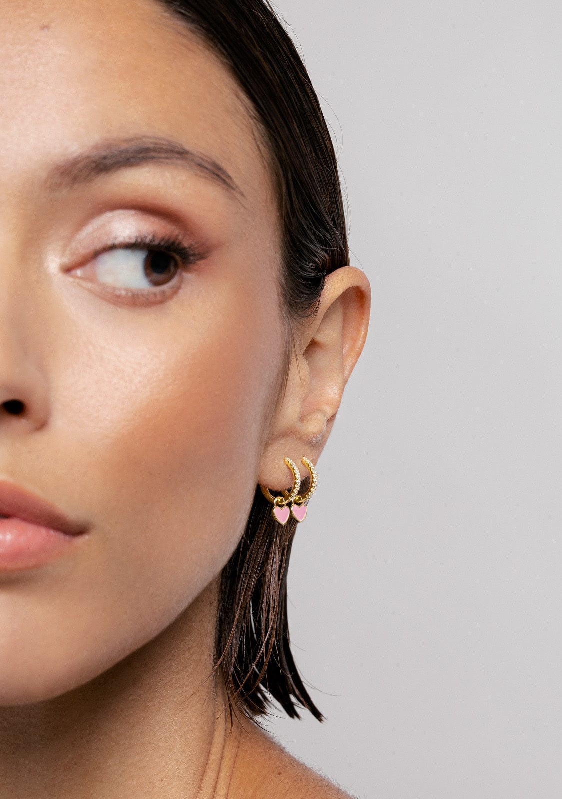 Addict To Candy Hoop Earrings Gold