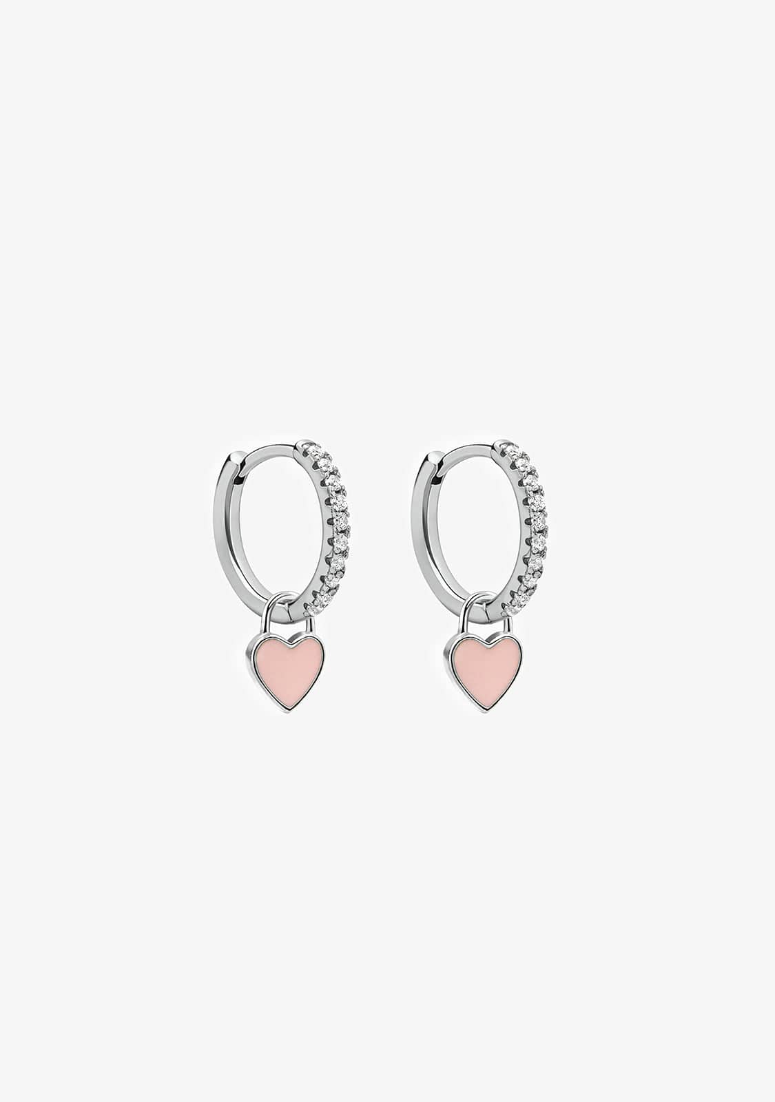 Addict To Candy Hoop Earrings Silver