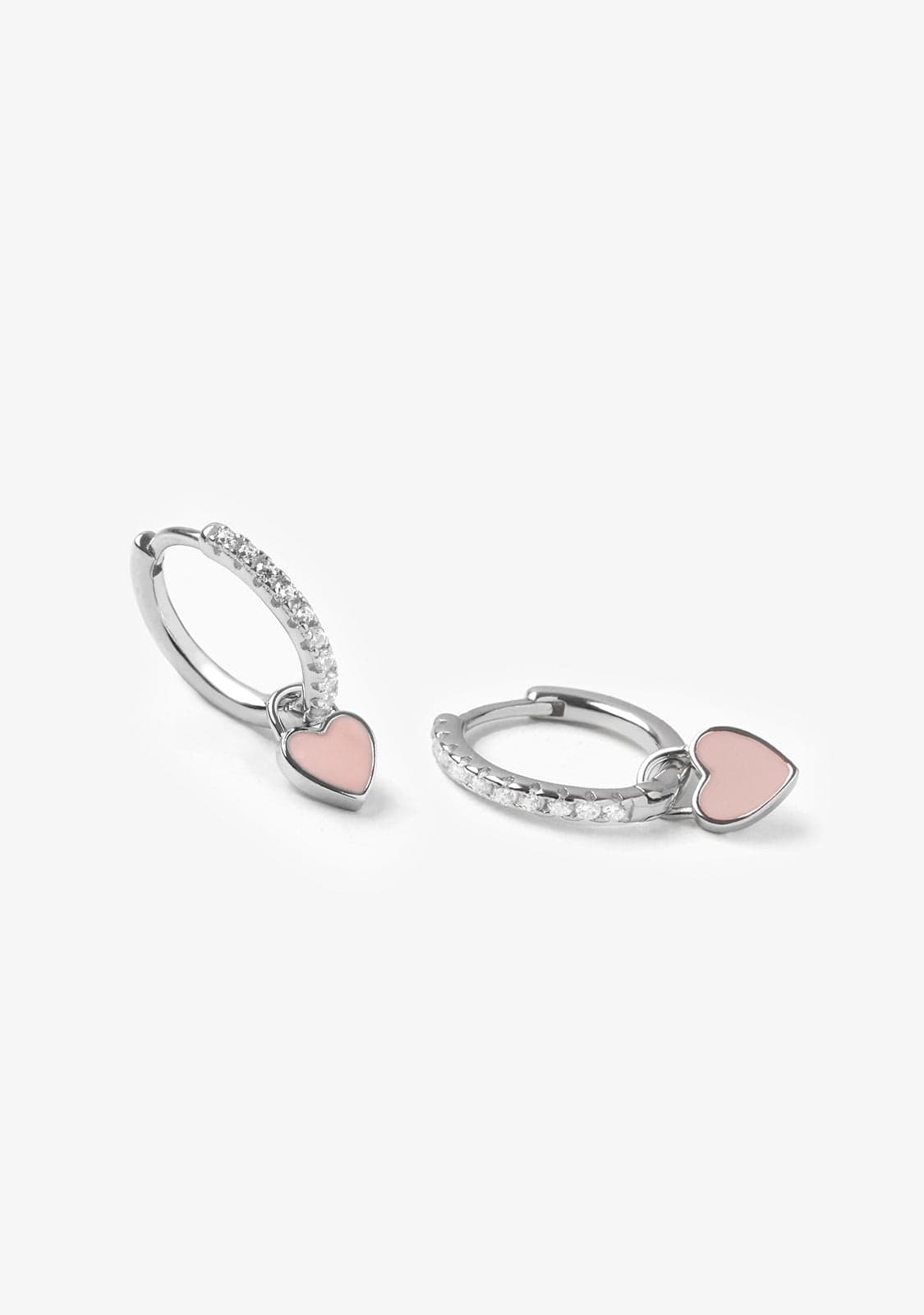 Addict To Candy Hoop Earrings Silver