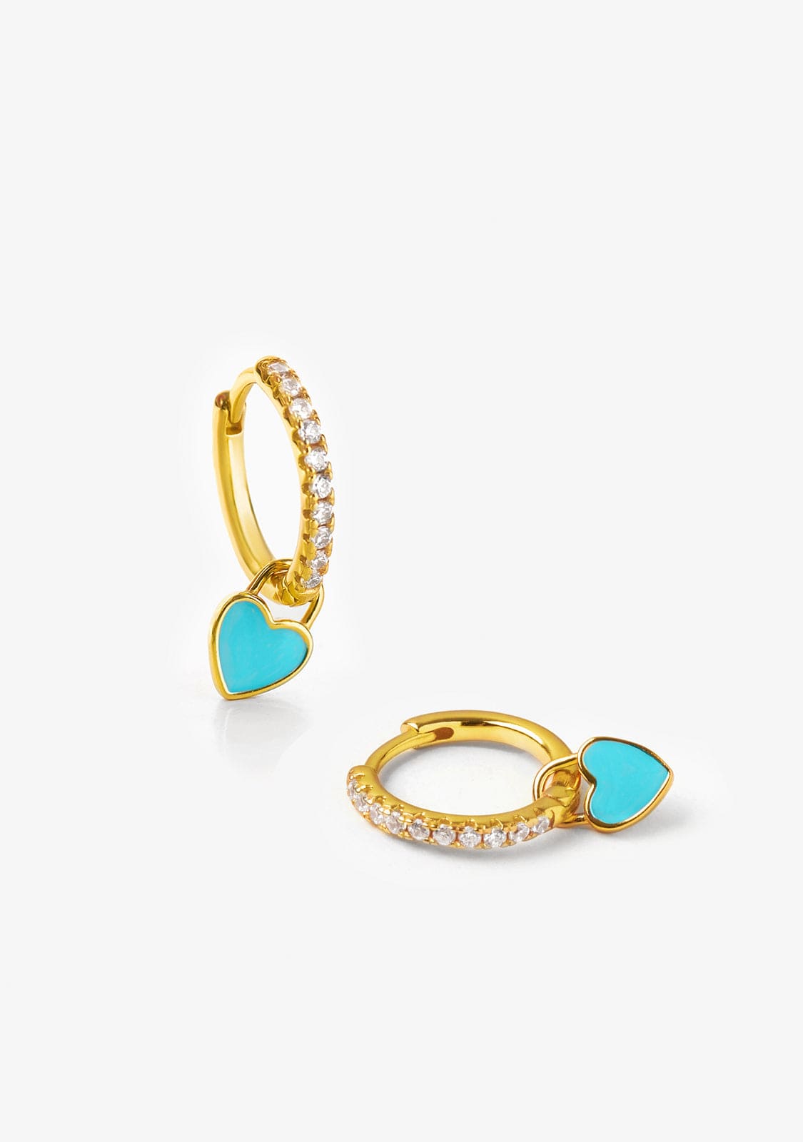 Addict To Sky Hoop Earrings Gold