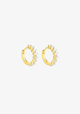 Amalfi Pure Hoop Earrings Gold