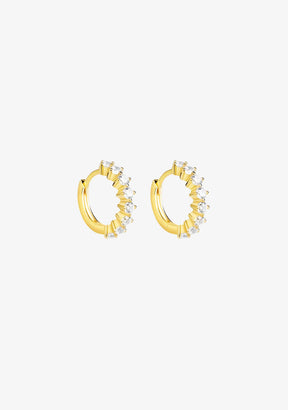 Amalfi Pure Hoop Earrings Gold