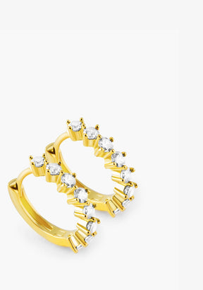 Amalfi Pure Hoop Earrings Gold