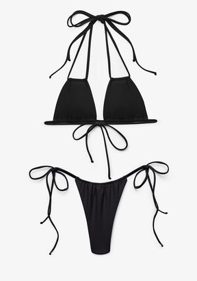 Set Akira Top Black + Kame Bottom Black