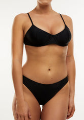 Bikini Top Ena + Braguita Gala Negro