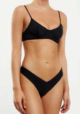 Bikini Ena Top + Gina Bottom Black