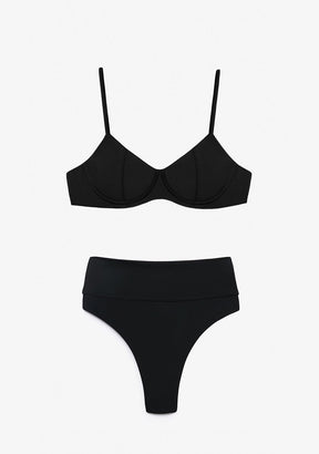 Bikini Top Ena + Braguita Manami Negro