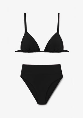 Bikini Gigi Top + Manami Classic Bottom Black