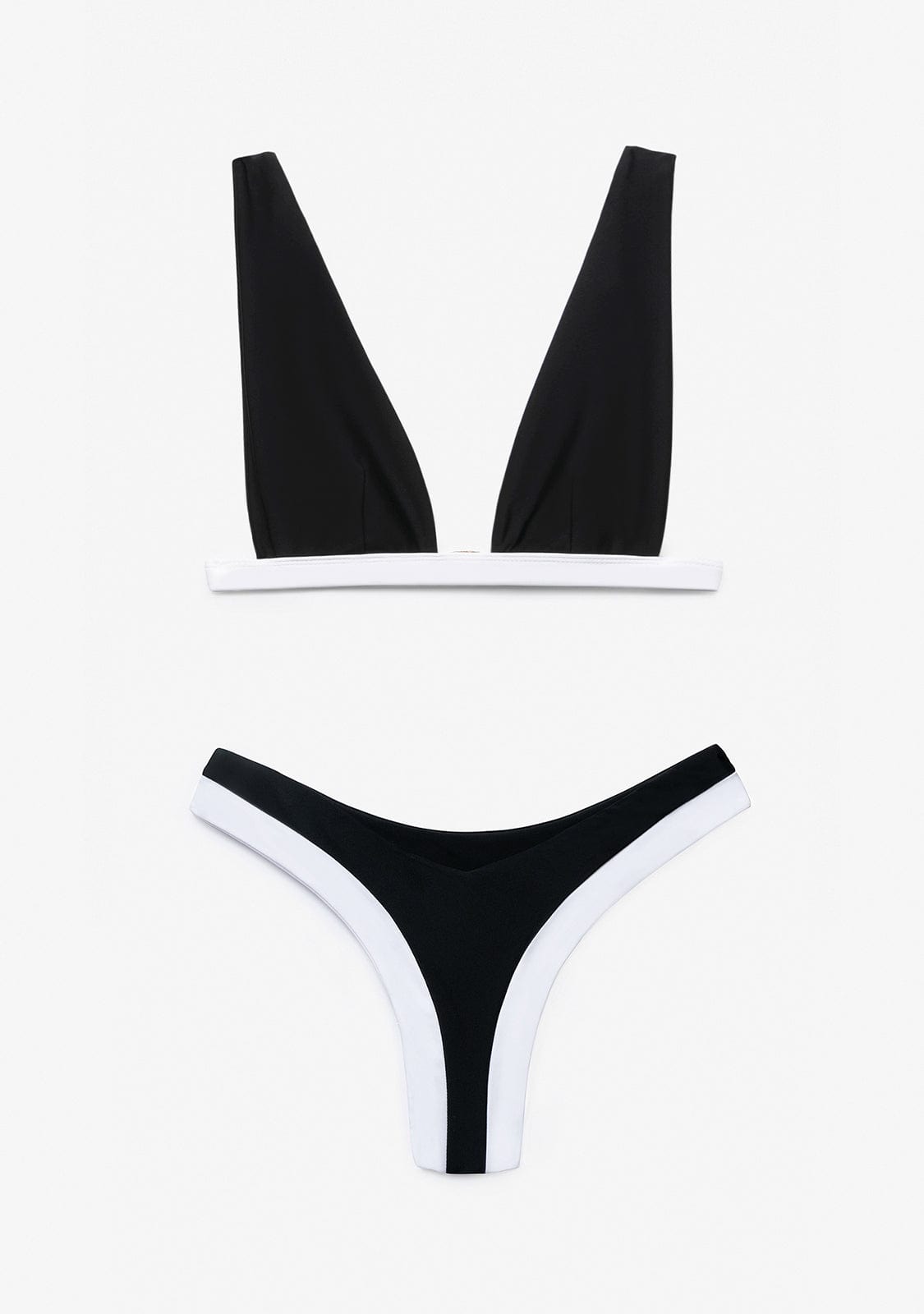 Set Kaia Top Black & White + Gina Bottom Black & White