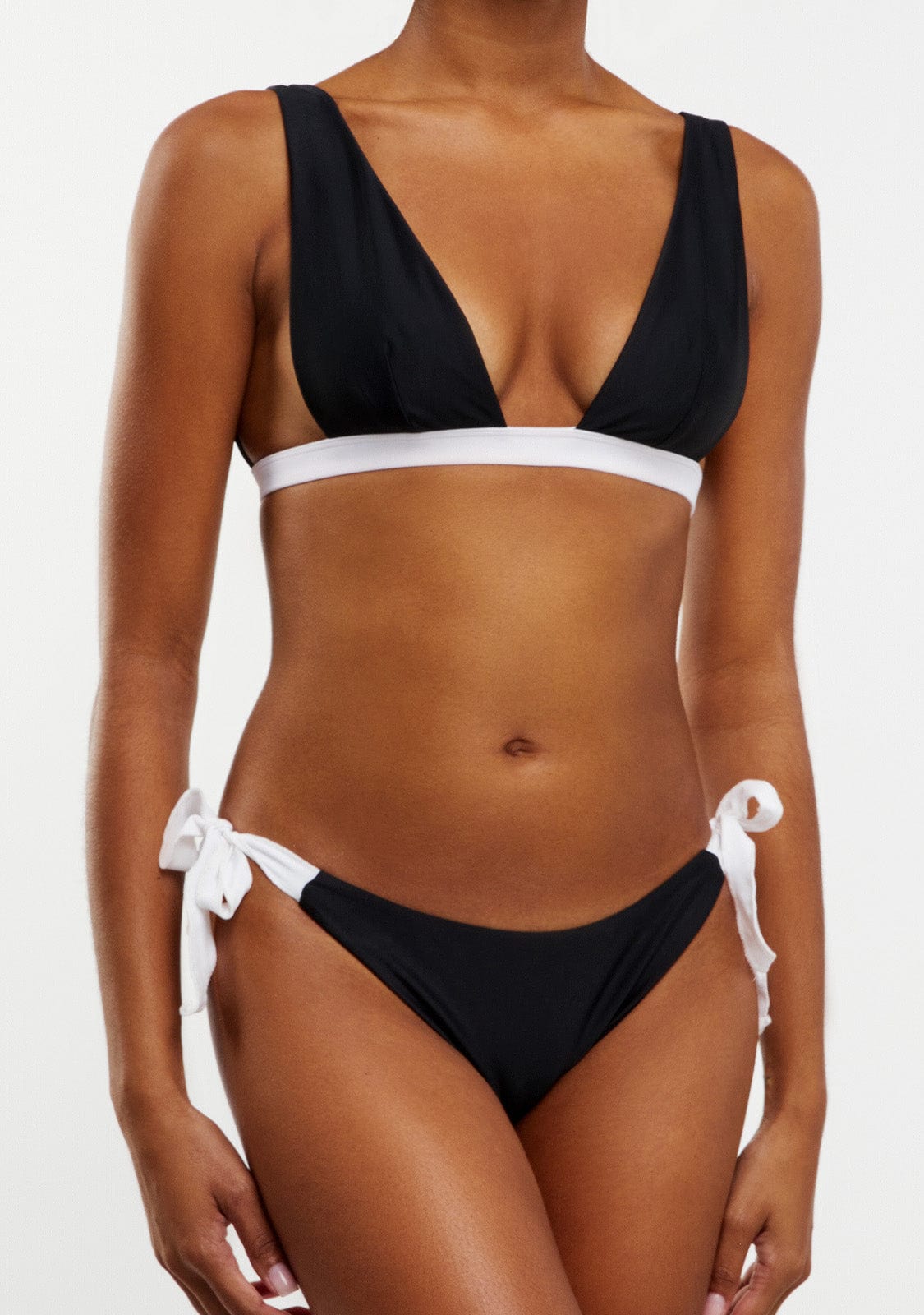 Bikini Kaia Top + Riva Bottom Black & White