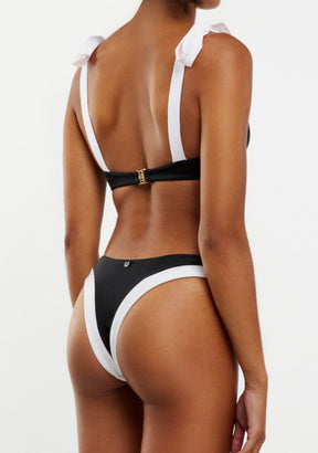 Bikini Zenda Top + Gina Bottom Black & White