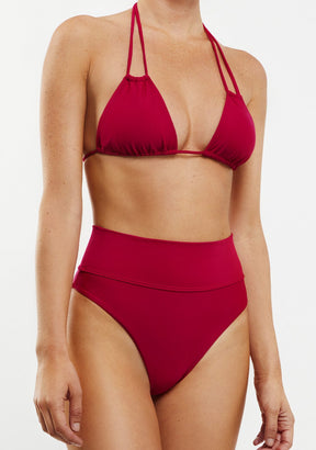 Bikini Akira Top + Manami Bottom Cardinal Red