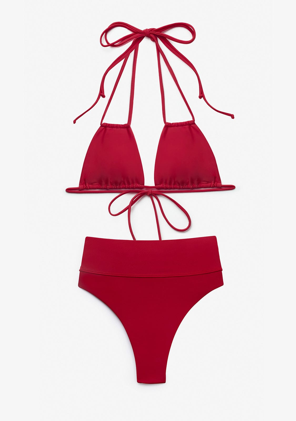 Bikini Akira Top + Manami Bottom Cardinal Red