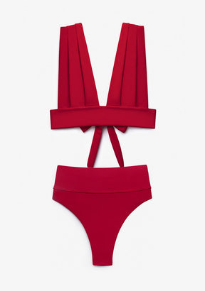 Set Hanan Top Cardinal Red + Manami Bottom Cardinal Red