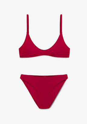 Bikini Suri Top + Gala Bottom Cardinal Red